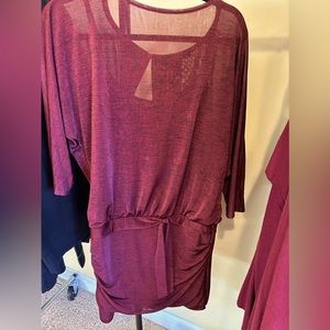 WHBM maroon Dress